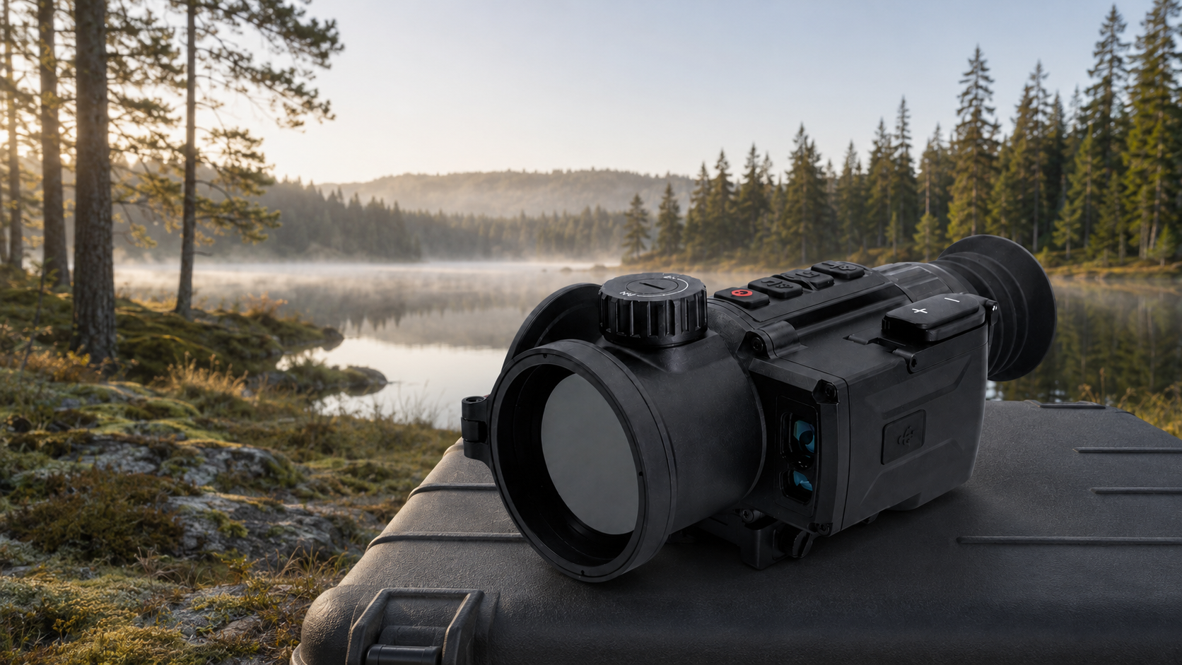 GODZILLA-TS thermal sight with 1200m laser rangefinder for long-range observation