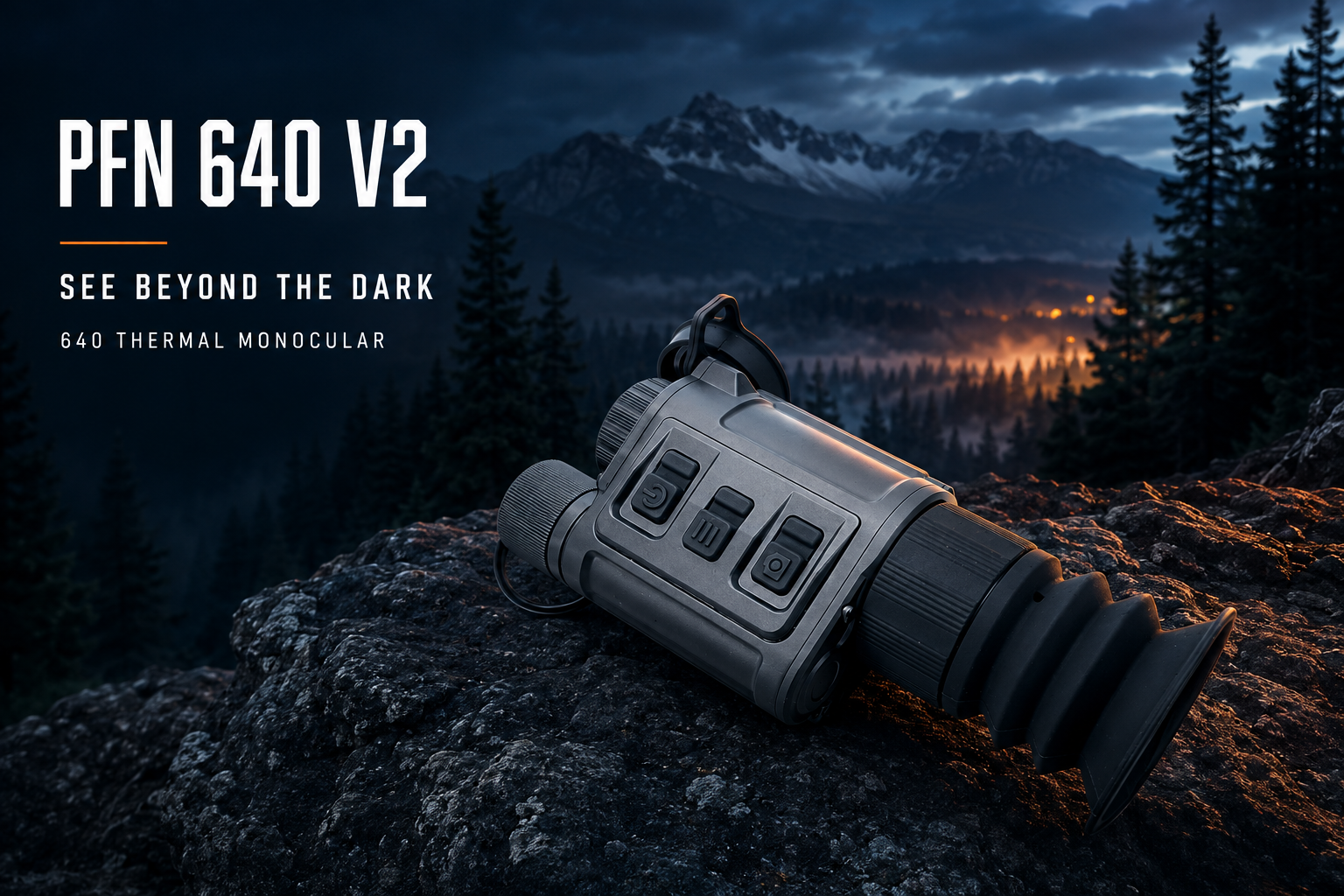 PFN640+ V2 640×480 multi-functional thermal monocular